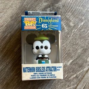 Funko Pop Keychain Disneyland 65th Anniversary Matterhorn Bobsleds Attraction